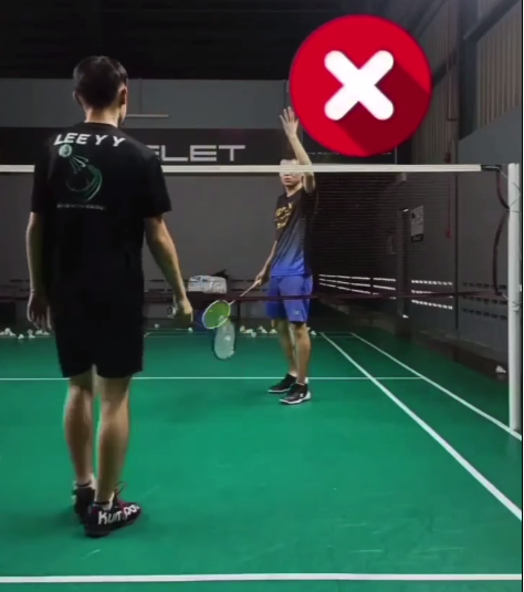 Badminton players etiquette