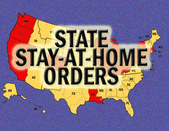 "State by State Stay-at-Home orders" topic